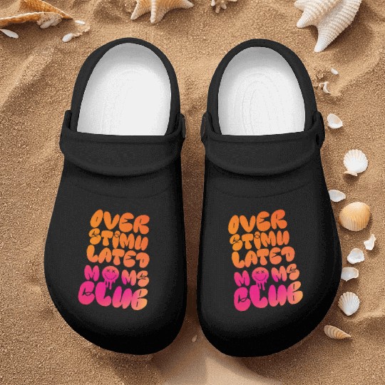 overstimulated moms club Nurse Clogs