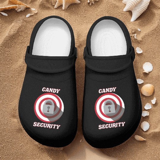 Candy Security Kids Parents Matching Birthday Nurse Clogs