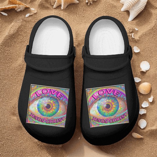 Eye (I) Love JESUS CHRIST Nurse Clogs