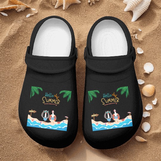 beach lobster Nurse Clogs