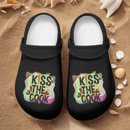 Vector Cartoon Kiss The Cook Carrot Metaphor Art Nurse Clogs