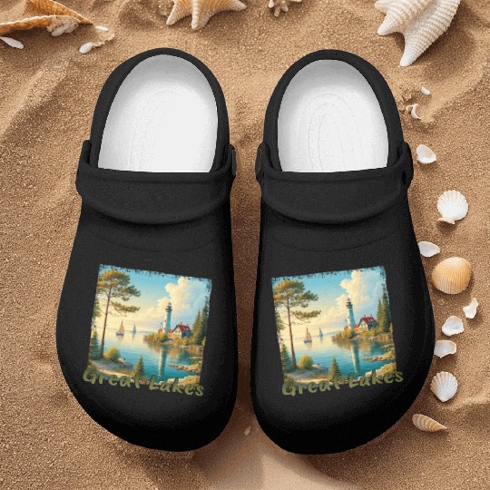 Great Lakes USA - Sailing and Motorboating Nurse Clogs