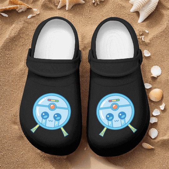Sad Robot Vacuum Cleaner Kawaii Nurse Clogs