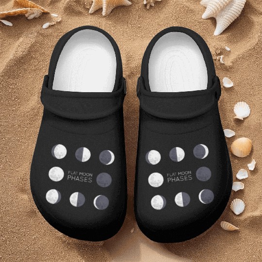 Cool Full Moon - Solar Eclipse, Moon Phases Total Nurse Clogs