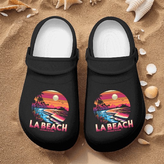 LA BEACH ,Los Angeles California Beach Nurse Clogs