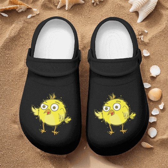 yellow Canary Nurse Clogs
