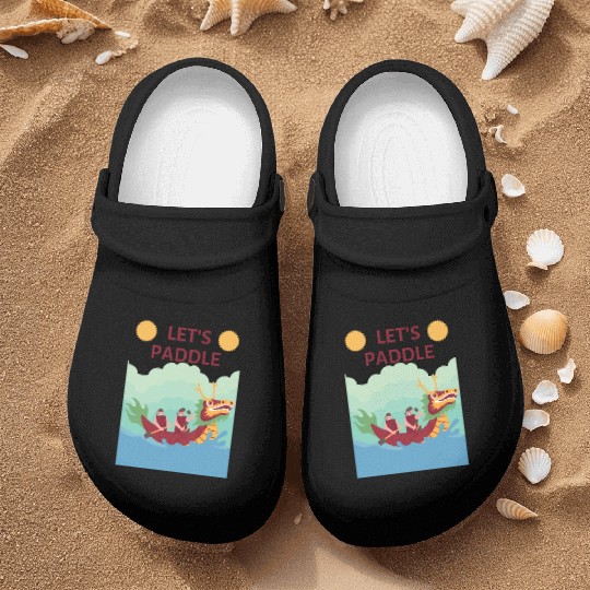 Lets paddle! Celebrate Dragon Boat Festival 2024 Nurse Clogs