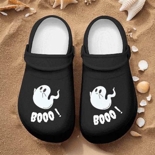 ghost cute Nurse Clogs