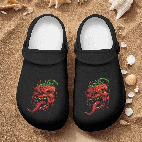 BBQ Hot Chili Carolina Reaper Hot Sauce Gift idea Nurse Clogs