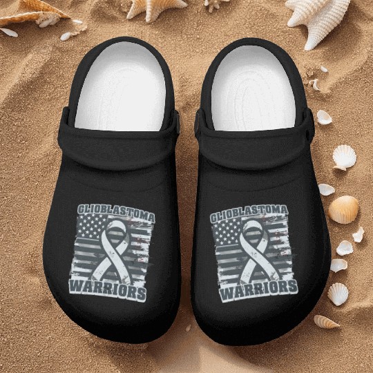 Glioblastoma Awareness Glioblastoma Warriors Nurse Clogs