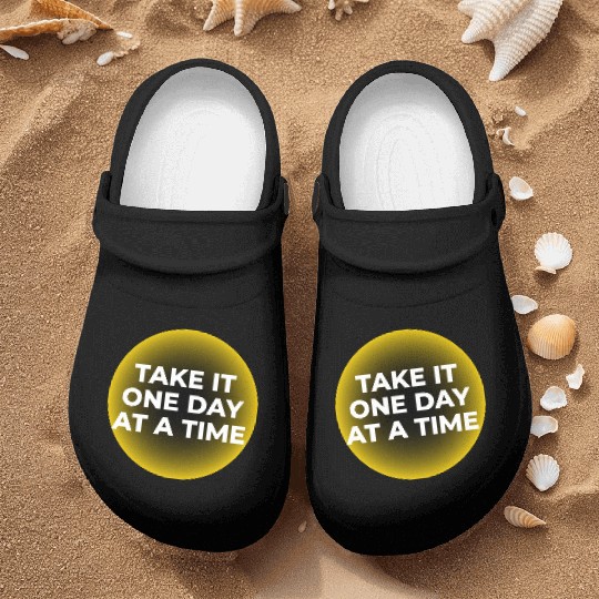 One Day at a Time Nurse Clogs