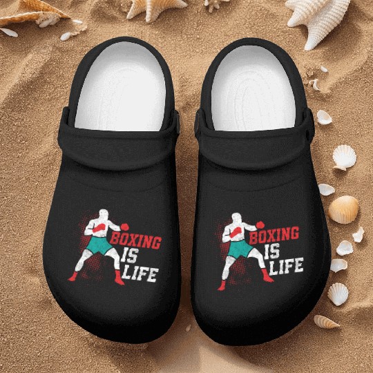 Boxing Is Life Boxer Training Nurse Clogs