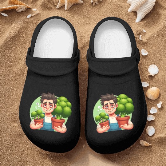 Broccoli Gardener Nurse Clogs