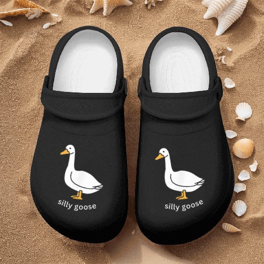 Silly Goose Cute Trendy Clothing Nurse Clogs