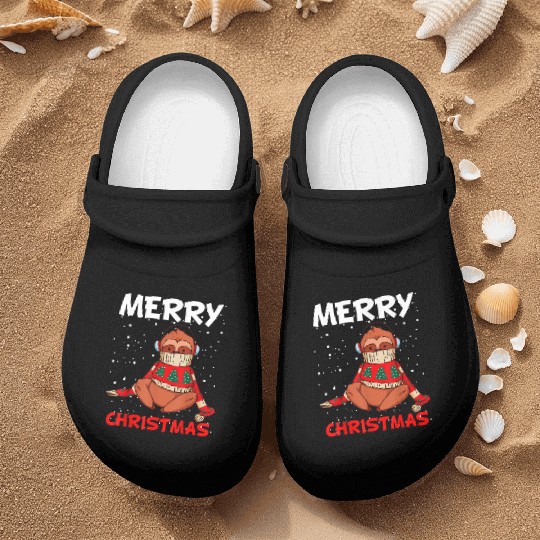 Christmas festival winter clothing Nurse Clogs