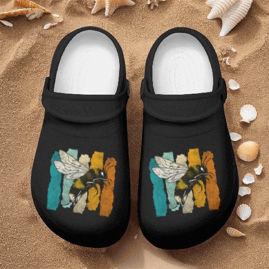 Honey Bee Nature Flowers Bees Nurse Clogs