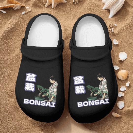 Bonsai Caretaker in Ukiyo-e Nurse Clogs