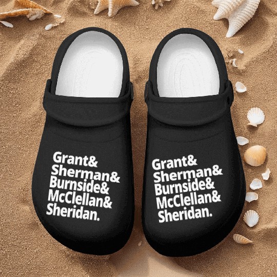 US Civil War History Union Army Generals Grant Nurse Clogs