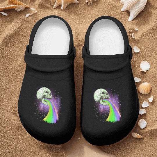 Goth Rock Satan Unicorn Festivals Death Metal Nurse Clogs