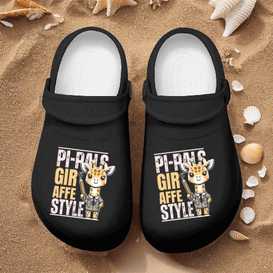 funny pi giraffe teacher, Funny Math Teacher Nurse Clogs
