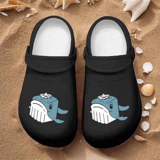 whale orca Nurse Clogs
