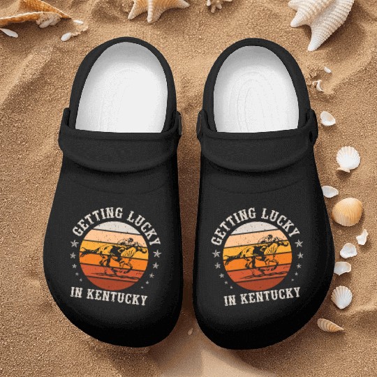 Getting Lucky In Kentucky Horse Racing Nurse Clogs