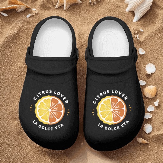 Citrus Lover la Dolce Vita Nurse Clogs