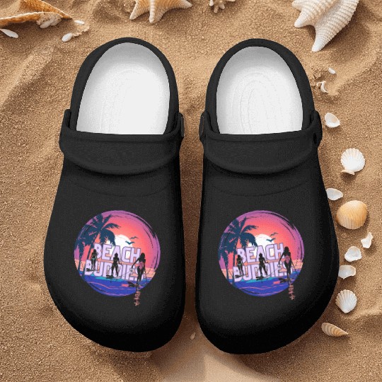 Summer Beach Buddies Nurse Clogs