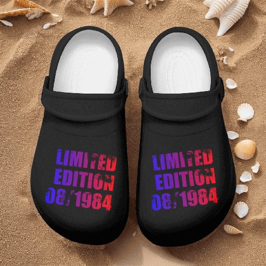 40th birthday Limited Edition 08/1984 Nurse Clogs