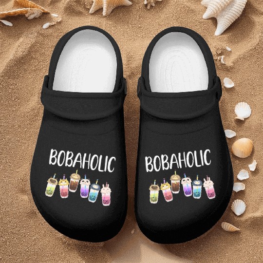 Boba-Holic Boba Lover Bubble Japan K-pop Korean Nurse Clogs