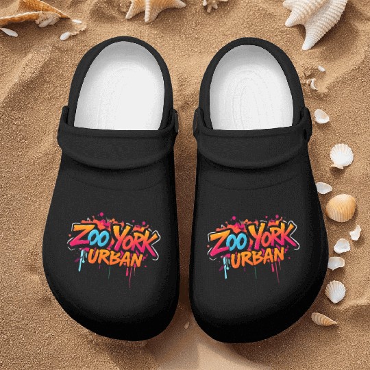 Zoo York Urban Graffiti Street Art Nurse Clogs