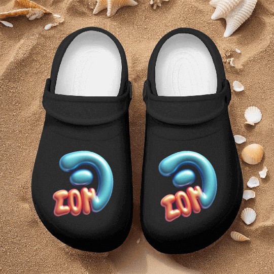 Typography Nurse Clogs