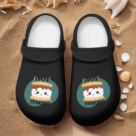 Hot Mess Kawaii S'more Meme Nurse Clogs