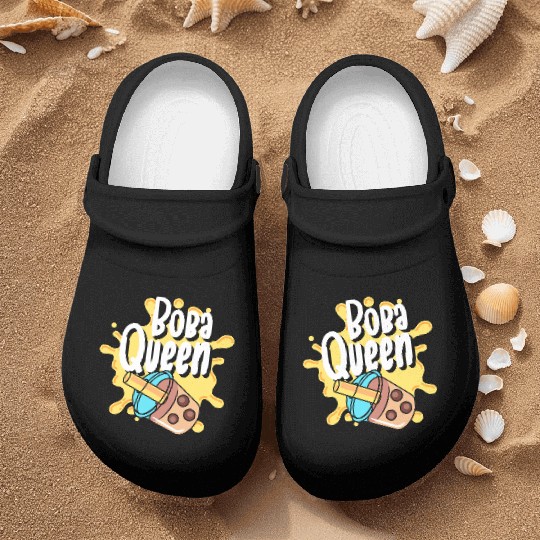Kawaii Milk Tea Tea Balls Nurse Clogs