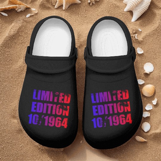 60th birthday Limited Edition 10/1964 Nurse Clogs
