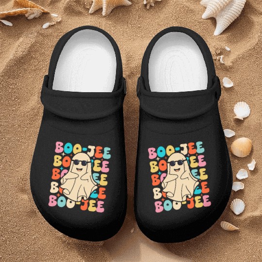 Funny Halloween Boo-jee Nurse Clogs