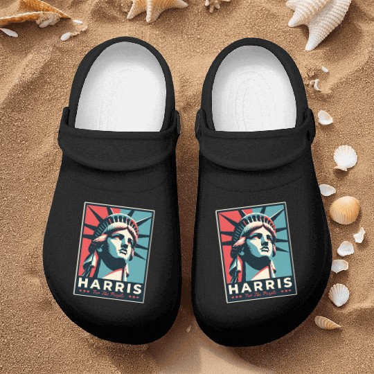 Harris 2024 statue of liberty Kamala Harris Nurse Clogs