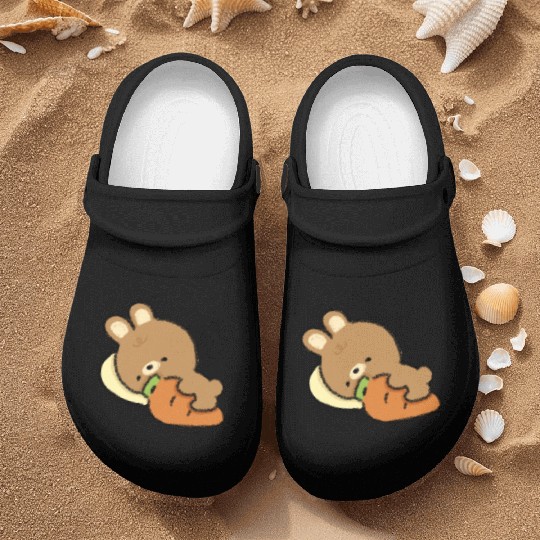 Bunny and Carrot Nurse Clogs