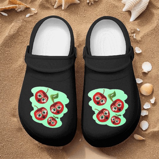CHERRIES SURPRISE FAMILY Nurse Clogs