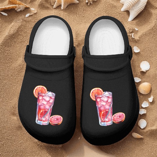 Grapefruit Citrus Cocktail Nurse Clogs