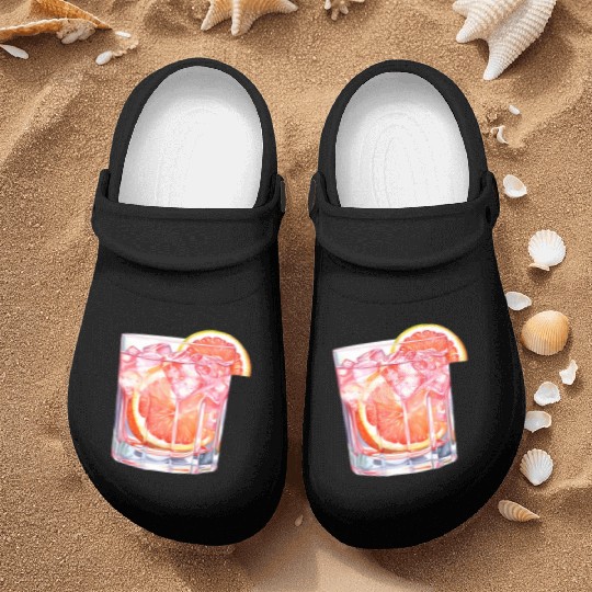 Grapefruit Citrus Cocktail Nurse Clogs
