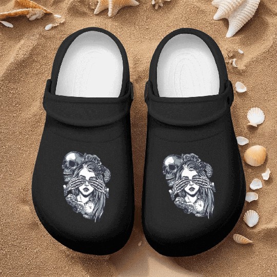 Chicano Street Art Nurse Clogs