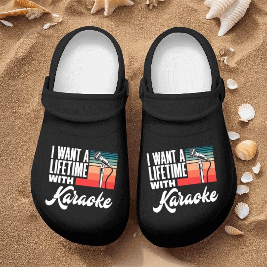 I Want To Sing Karaoke For A Lifetime Nurse Clogs