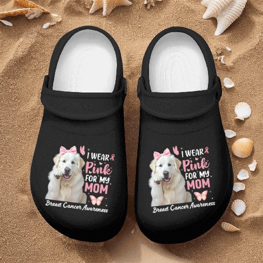 I wear Pink Great Pyrenees Nurse Clogs