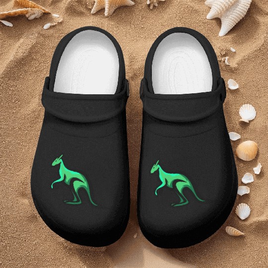 Jump into Style with Our Unique Kangaroo T Nurse Clogs