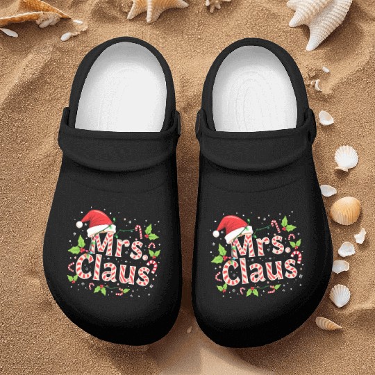 MRS CLAUS Nurse Clogs