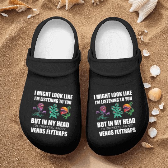 Venus flytrap lover's life! Nurse Clogs