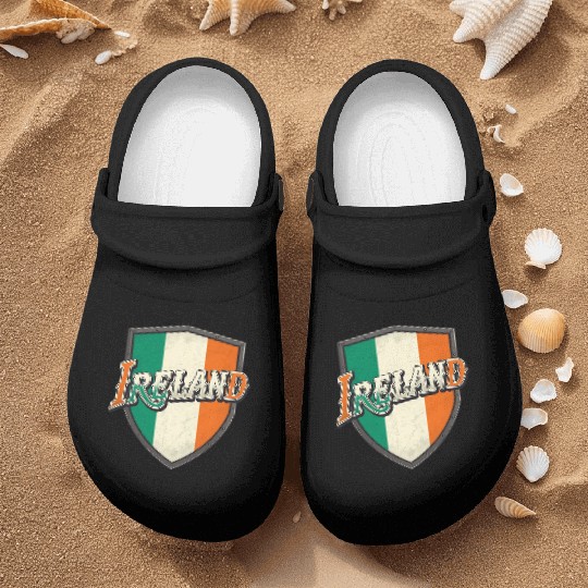 Ireland Flag Nurse Clogs