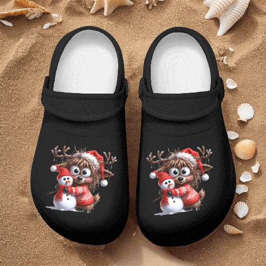 Christmas Merry Christmas For Gift Reindeer Nurse Clogs
