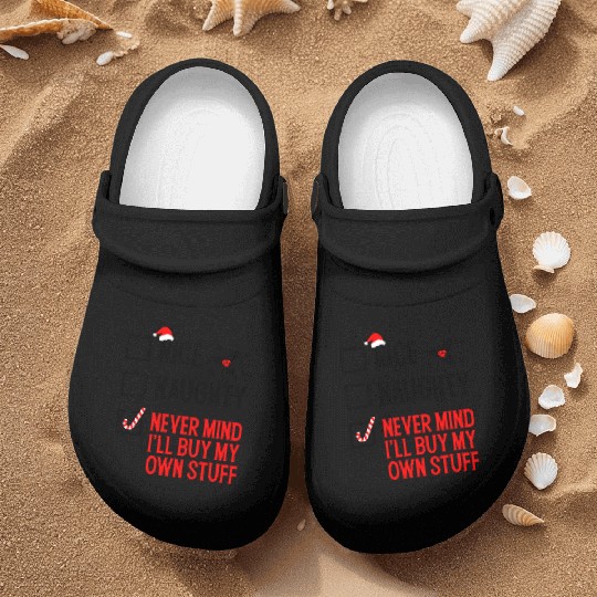 Nice Naughty Funny Holiday Nurse Clogs
